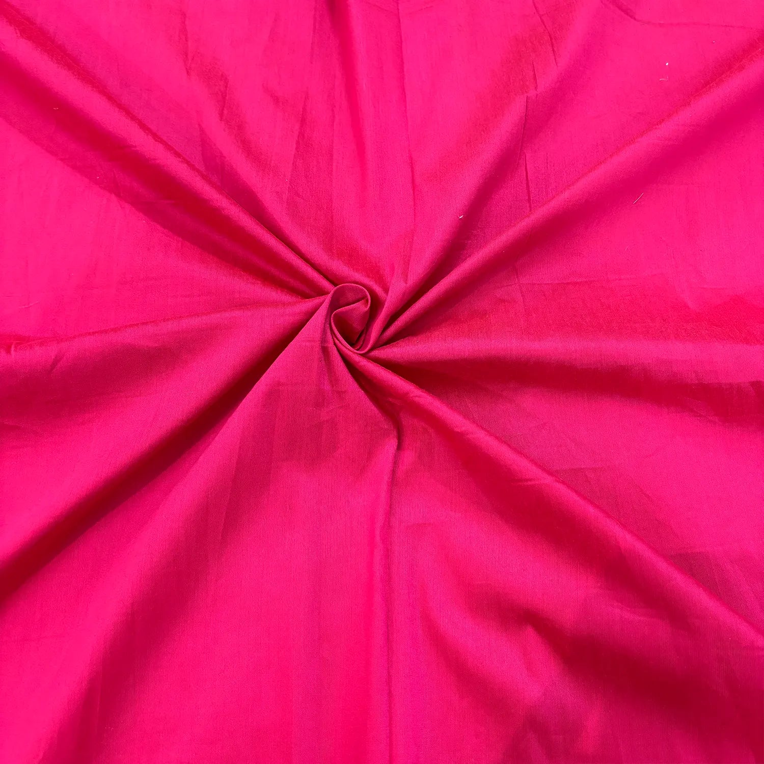 Pink Plain Cotton Silk Fabric