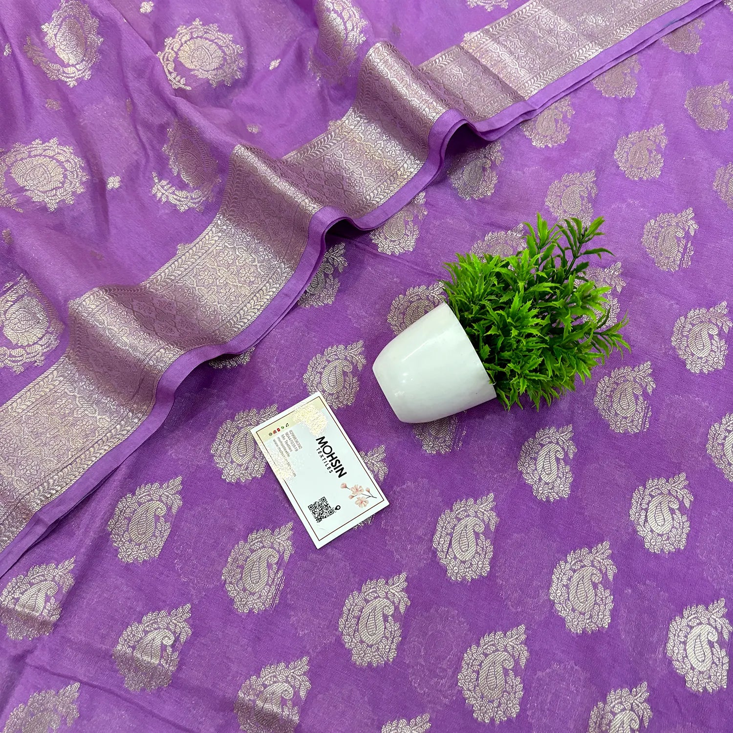 Mauve Tilasmi Carry Katan Silk Banarasi Suit