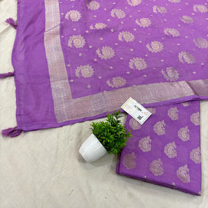 Mauve Tilasmi Carry Katan Silk Banarasi Suit