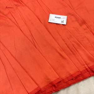 Peach Plain Cotton Silk Fabric