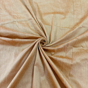 Beige Plain Cotton Silk Fabric