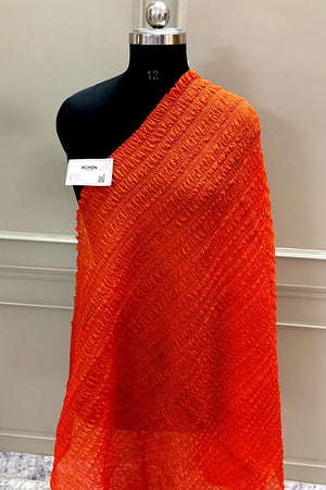 Orange Crush Banarasi Silk Dupatta