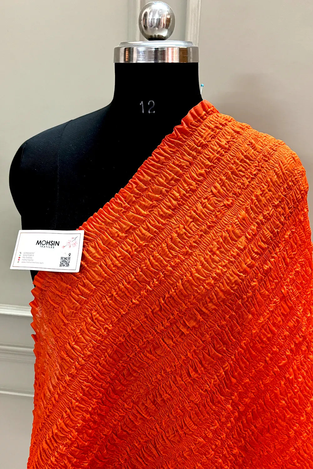 Orange Crush Banarasi Silk Dupatta