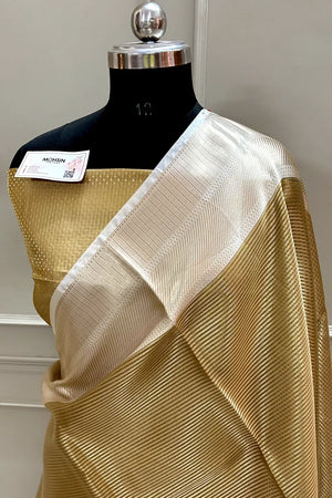 Rani Mukherjee Gold Tissue Silk Banarasi Saree