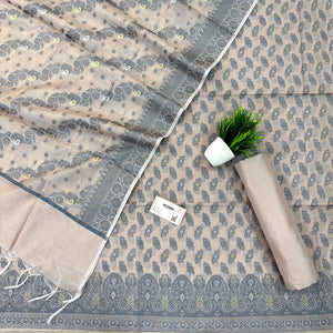 Onion Resham Zari Banarasi Silk Suit