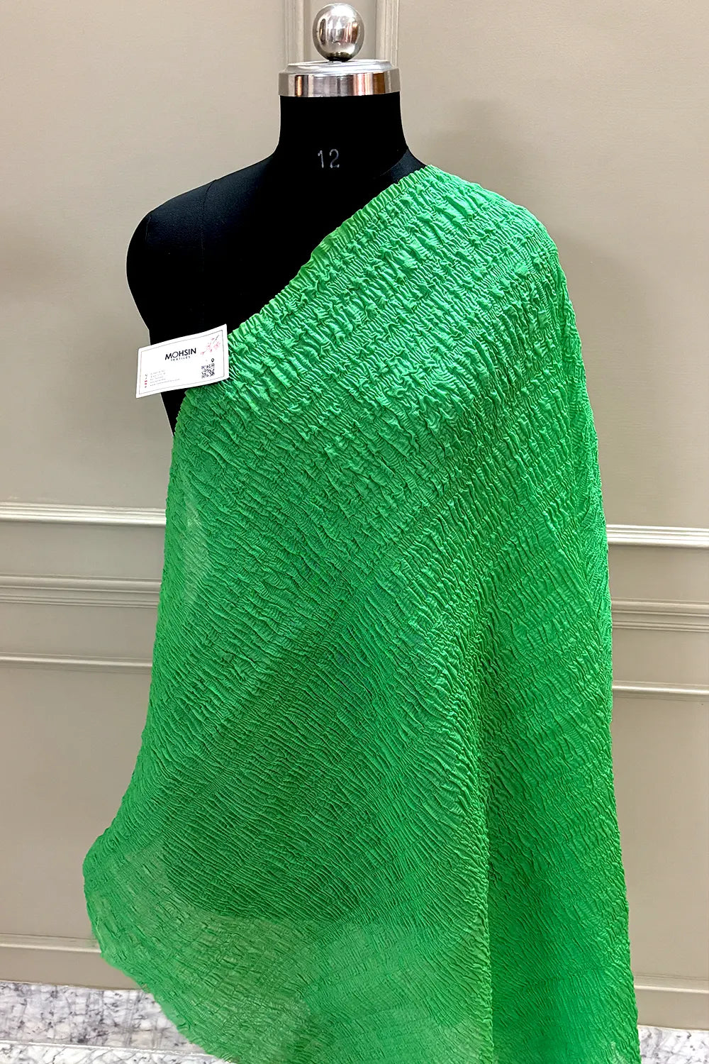 Pista Crush Banarasi Silk Dupatta