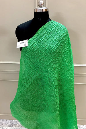 Pista Crush Banarasi Silk Dupatta