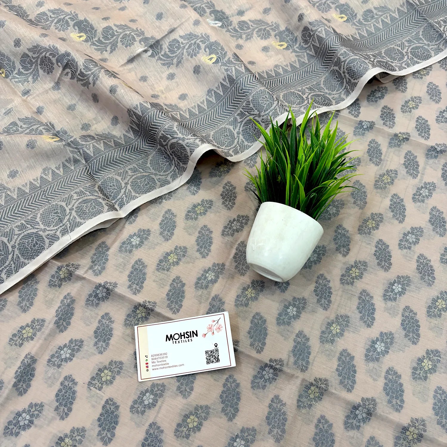 Onion Resham Zari Banarasi Silk Suit