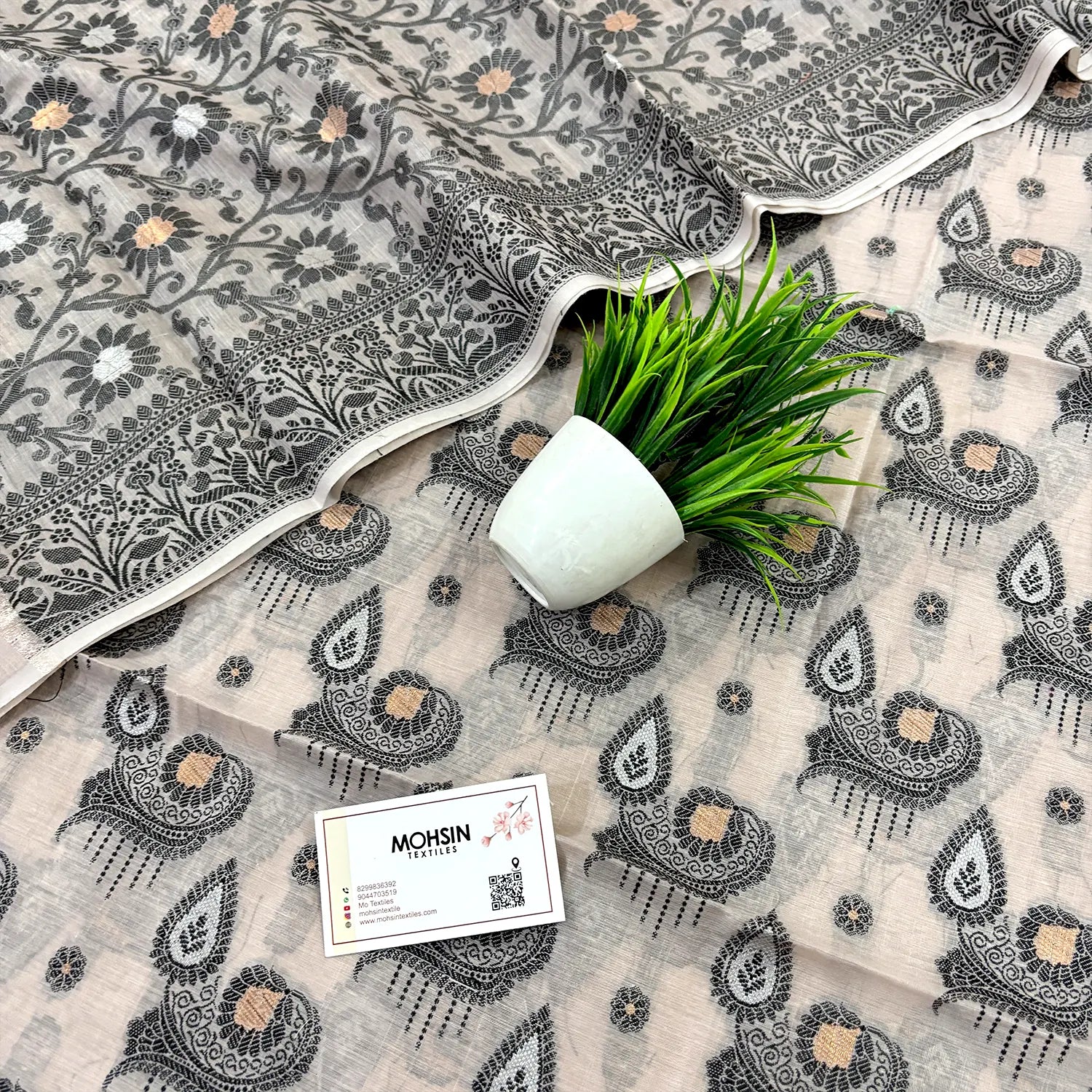 Onion Resham Zari Banarasi Silk Suit