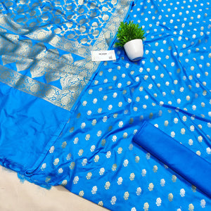 Firozi Sona Rupa Katan Silk Banarasi Suit