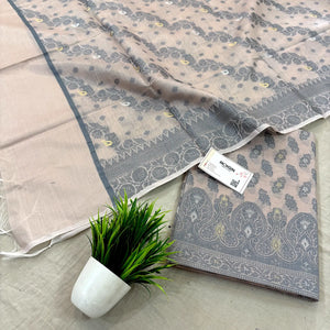 Onion Resham Zari Banarasi Silk Suit