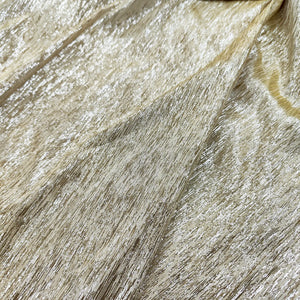 Gold Silver Jharna Shimmer Silk Banarasi Fabric