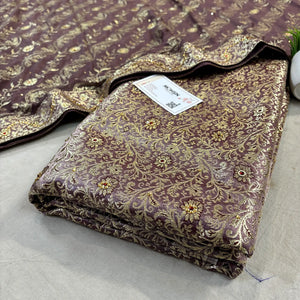 Onion Stone Work Kimkhab Silk Banarasi Gharara