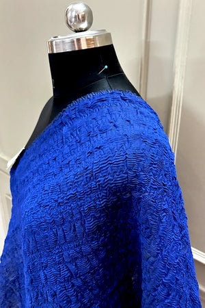 Royal Blue Crush Banarasi Silk Dupatta