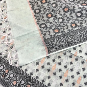 Mint Green Resham Zari Banarasi Silk Suit