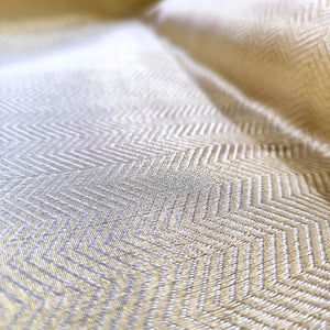 Gold Zari Tissue Silk Banarasi Fabric