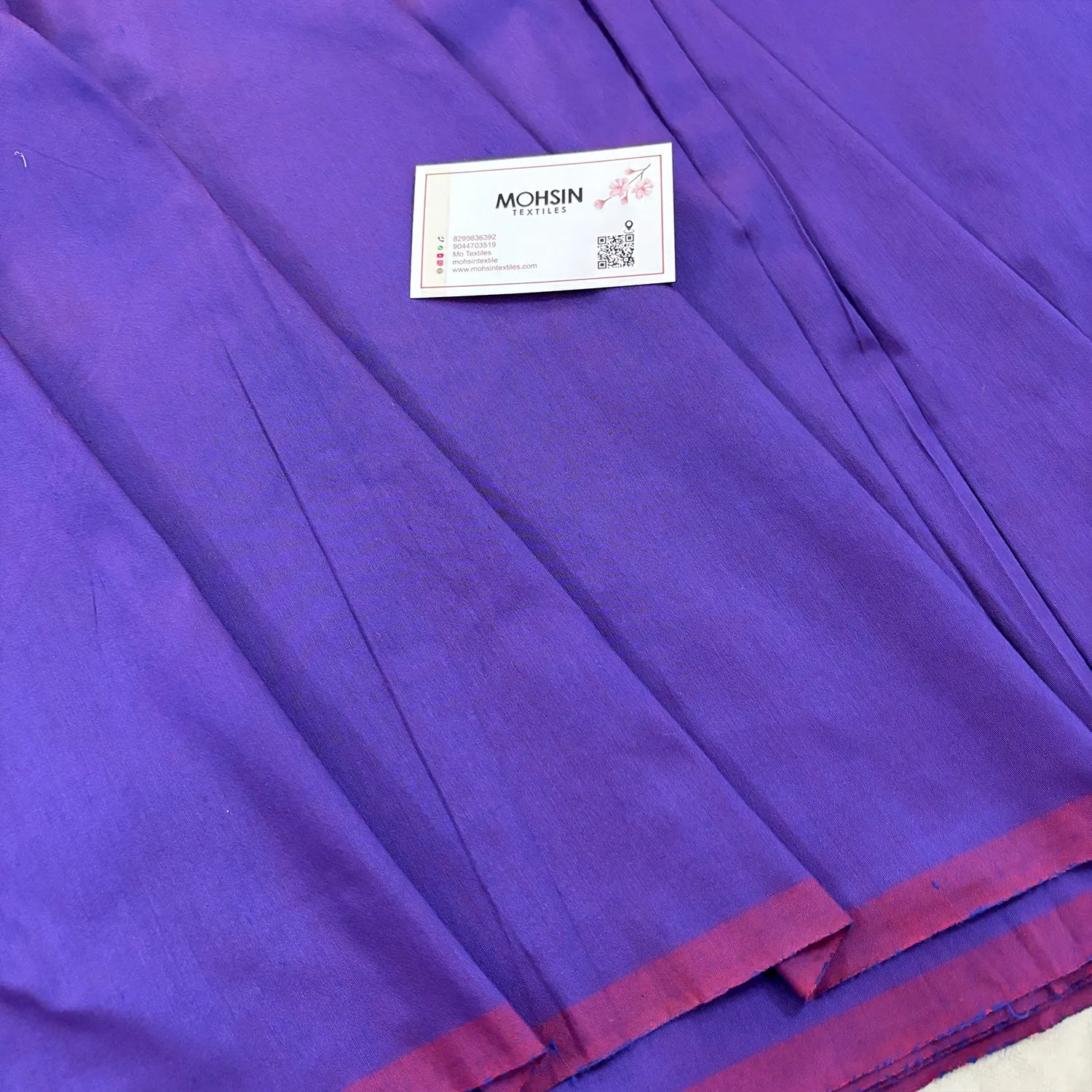 Auda Plain Cotton Silk Fabric