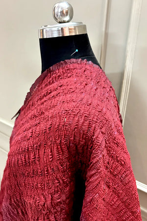 Maroon Crush Banarasi Silk Dupatta