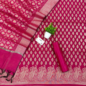 Pink Holika Banarasi Silk Suit