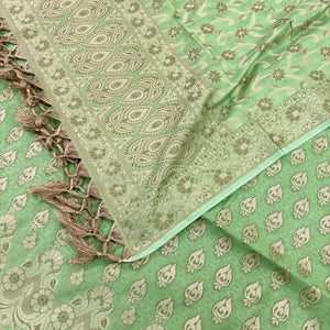 Pista Hukum Fire Cotton Silk Banarasi Suit