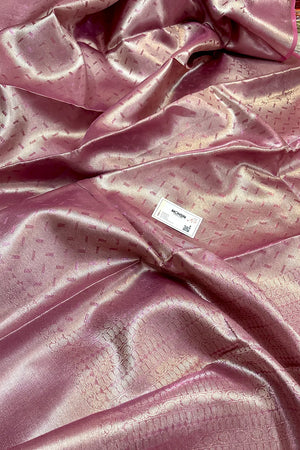 Baby Pink Tissue Silk Banarasi Saree