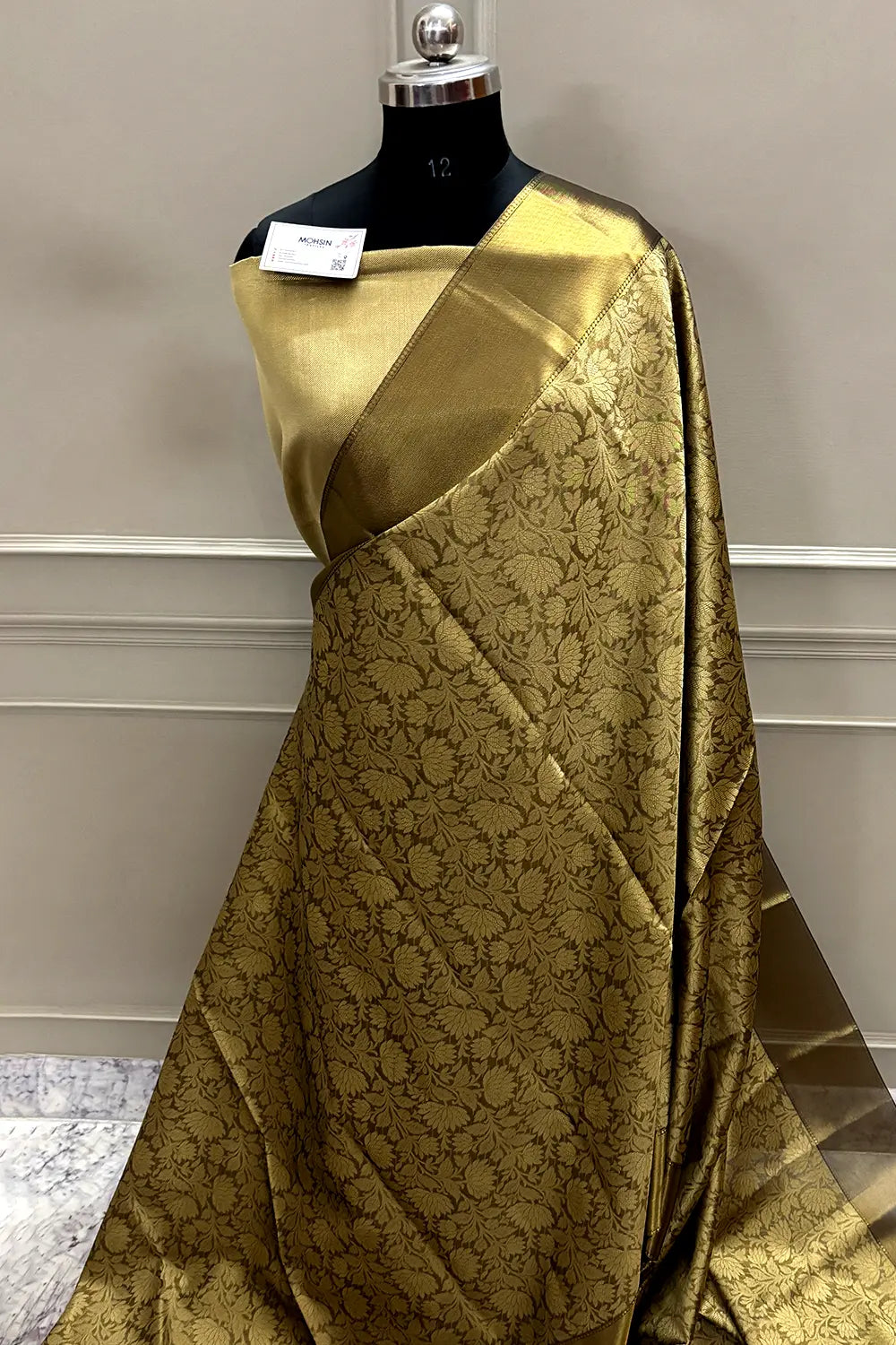 Black Tissue Silk Banarasi Saree