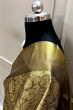 Black Tissue Silk Banarasi Saree