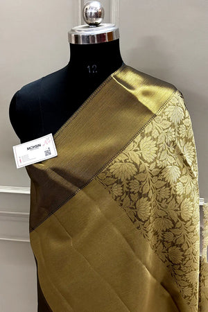 Black Tissue Silk Banarasi Saree