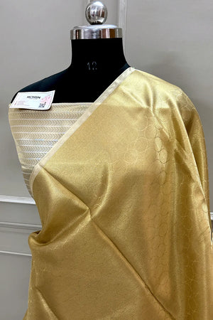 Gold Tissue Silk Banarasi Saree
