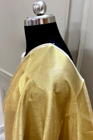 Gold Tissue Silk Banarasi Saree