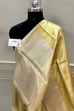 Gold Tissue Silk Banarasi Saree