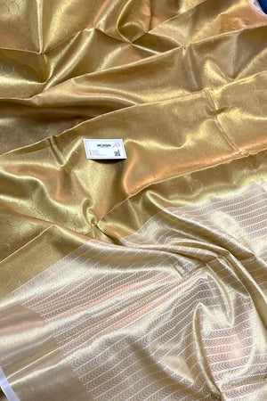 Gold Tissue Silk Banarasi Saree
