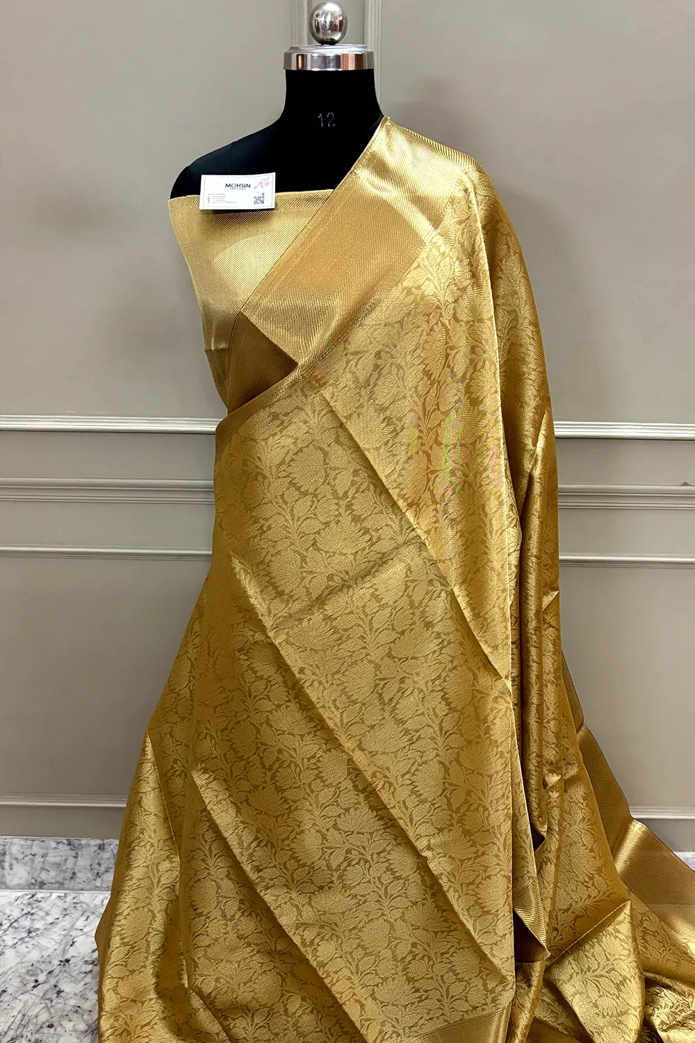 Gold Tissue Silk Banarasi Saree