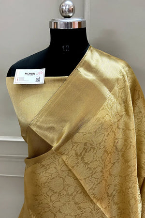 Gold Tissue Silk Banarasi Saree