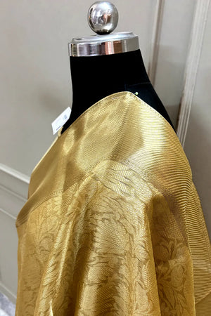 Gold Tissue Silk Banarasi Saree