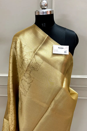 Gold Tissue Silk Banarasi Saree