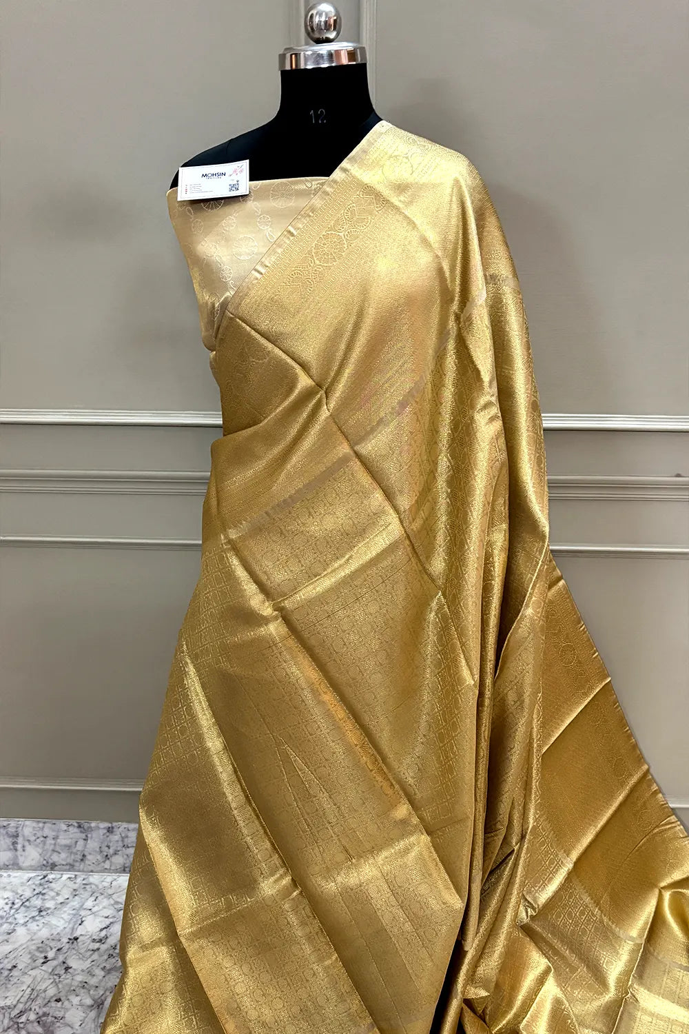 Gold Tissue Silk Banarasi Saree