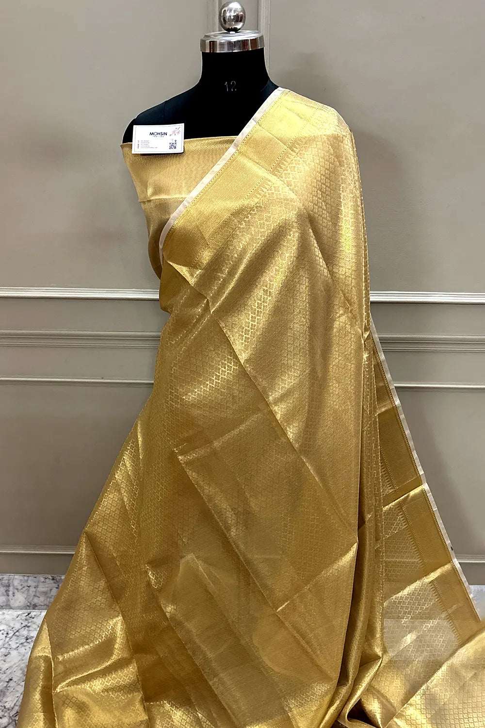 Gold Tissue Silk Banarasi Saree