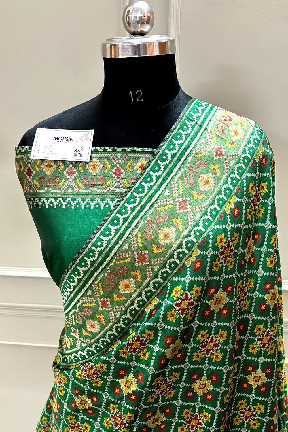 Green Resham Zari Banarasi Silk Saree