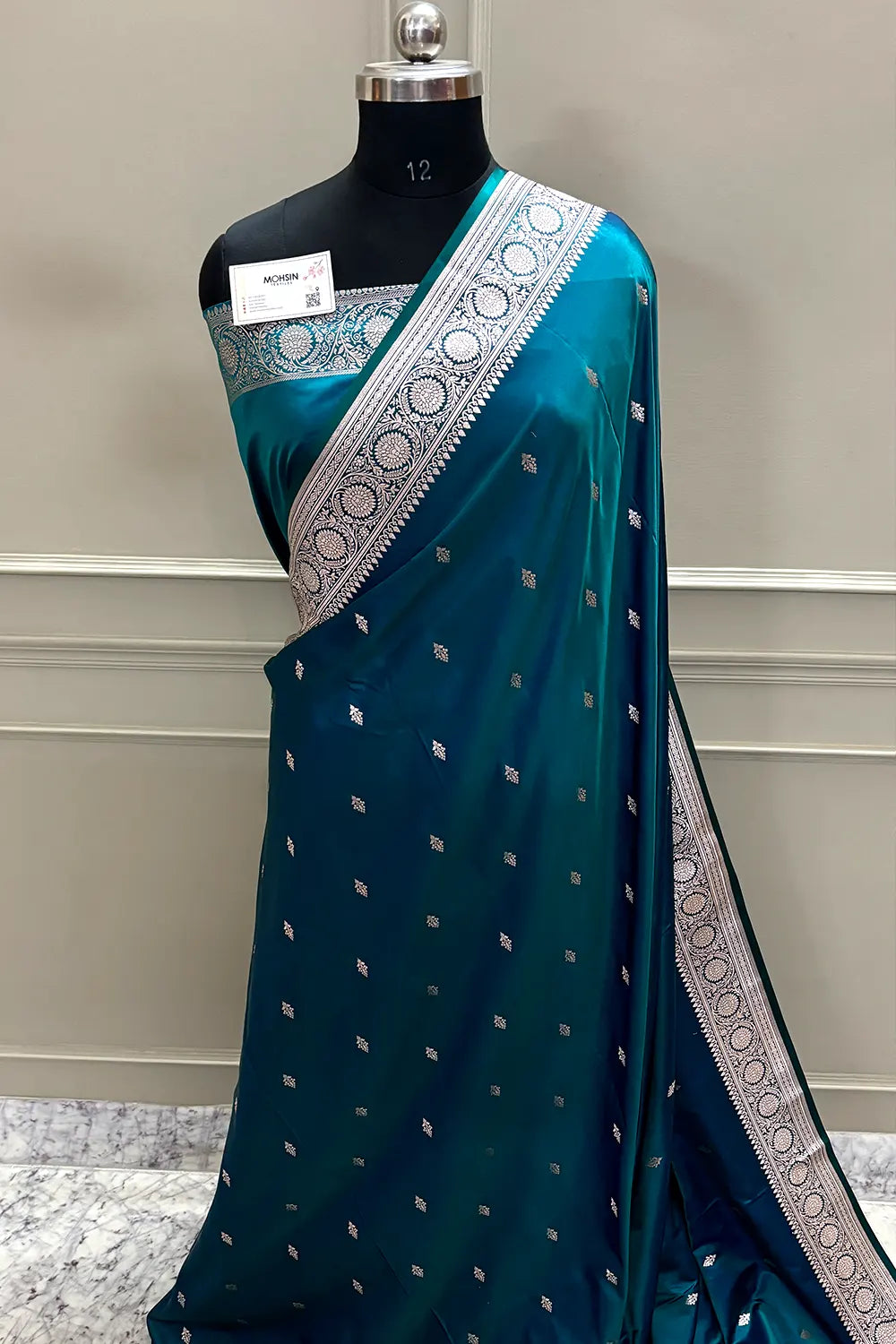 Peacock Zari Katan Silk Banarasi Saree