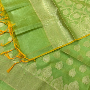 Pista Uggi Dhan Buti Banarasi Silk Suit