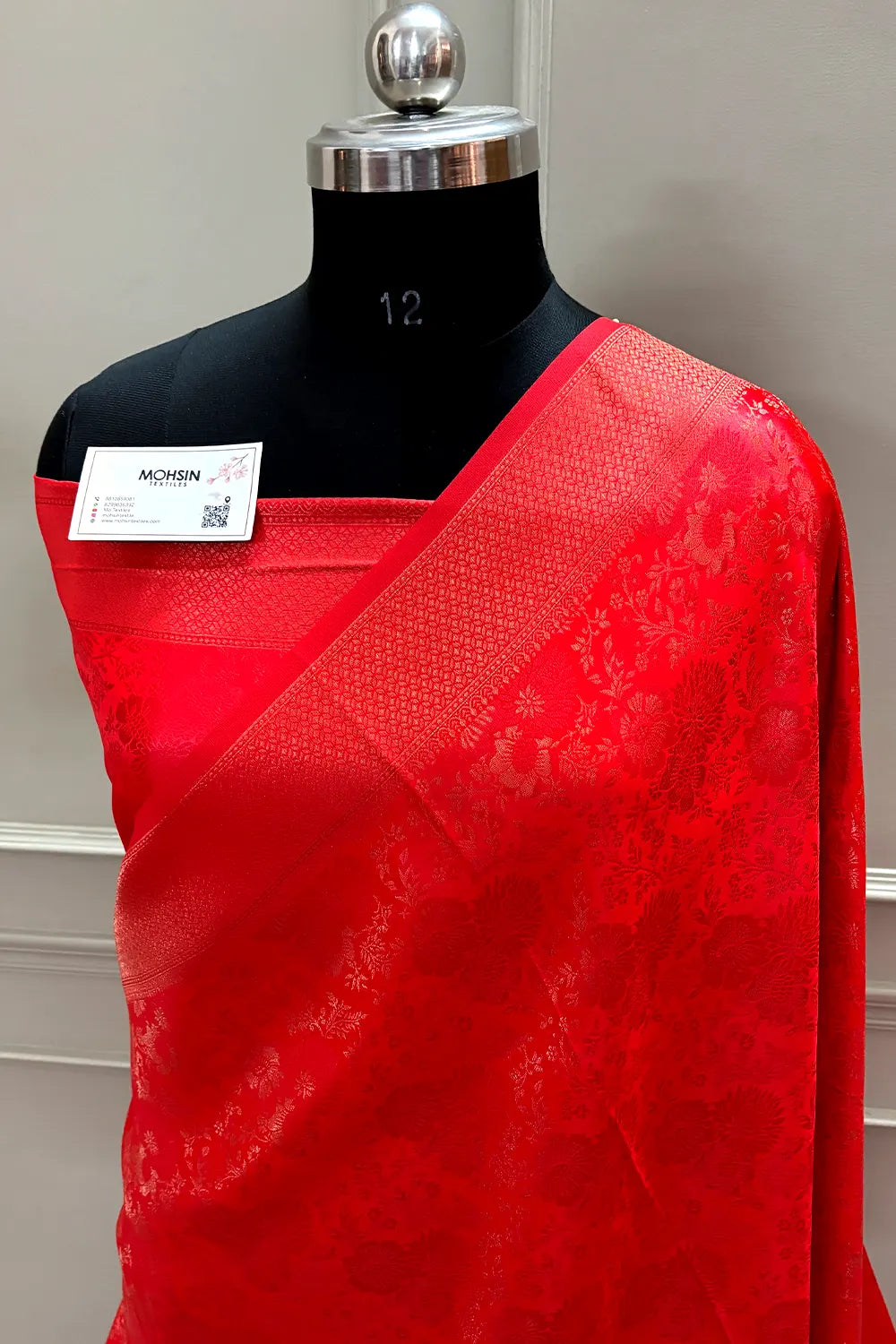 Red Banarasi Silk Saree