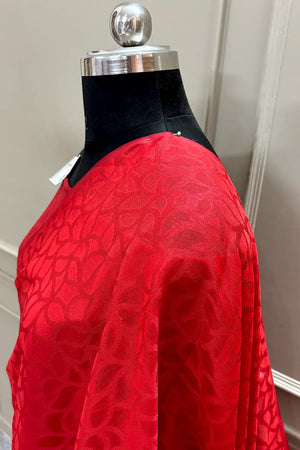 Red Resham Silk Banarasi Saree