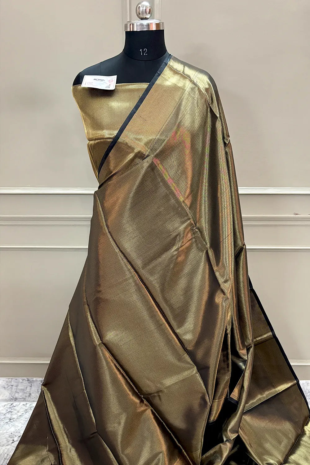 Sai Pallavi Black Tissue Silk Banarasi Saree