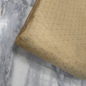 Banarasi Zari Brocade Fabric (Choti Buti ) Golden Unstitched Dress Material - Mohsin Textiles