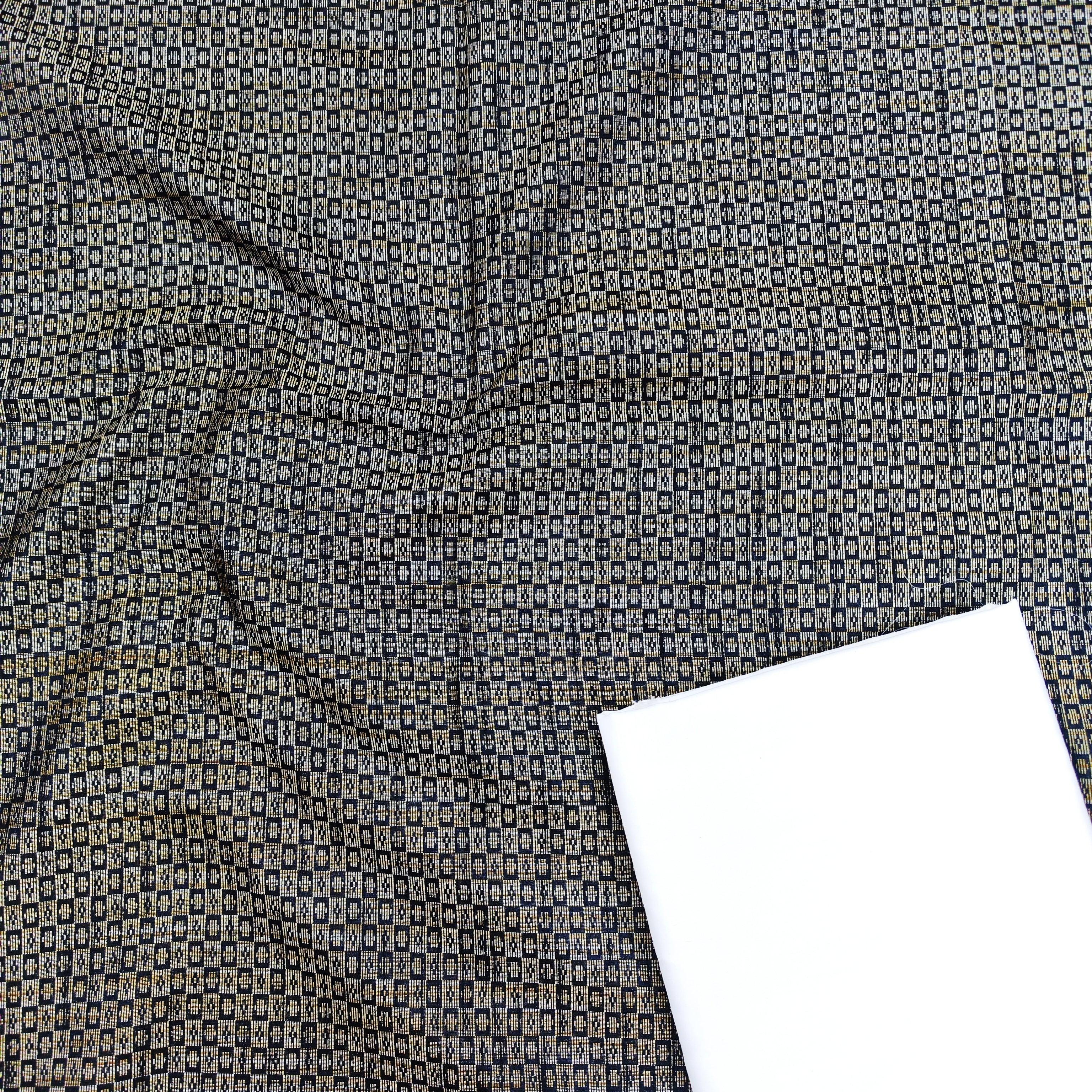 Chess Pattern Light Weight Kurta Pajama. Best For Party, Occasion, Wedding