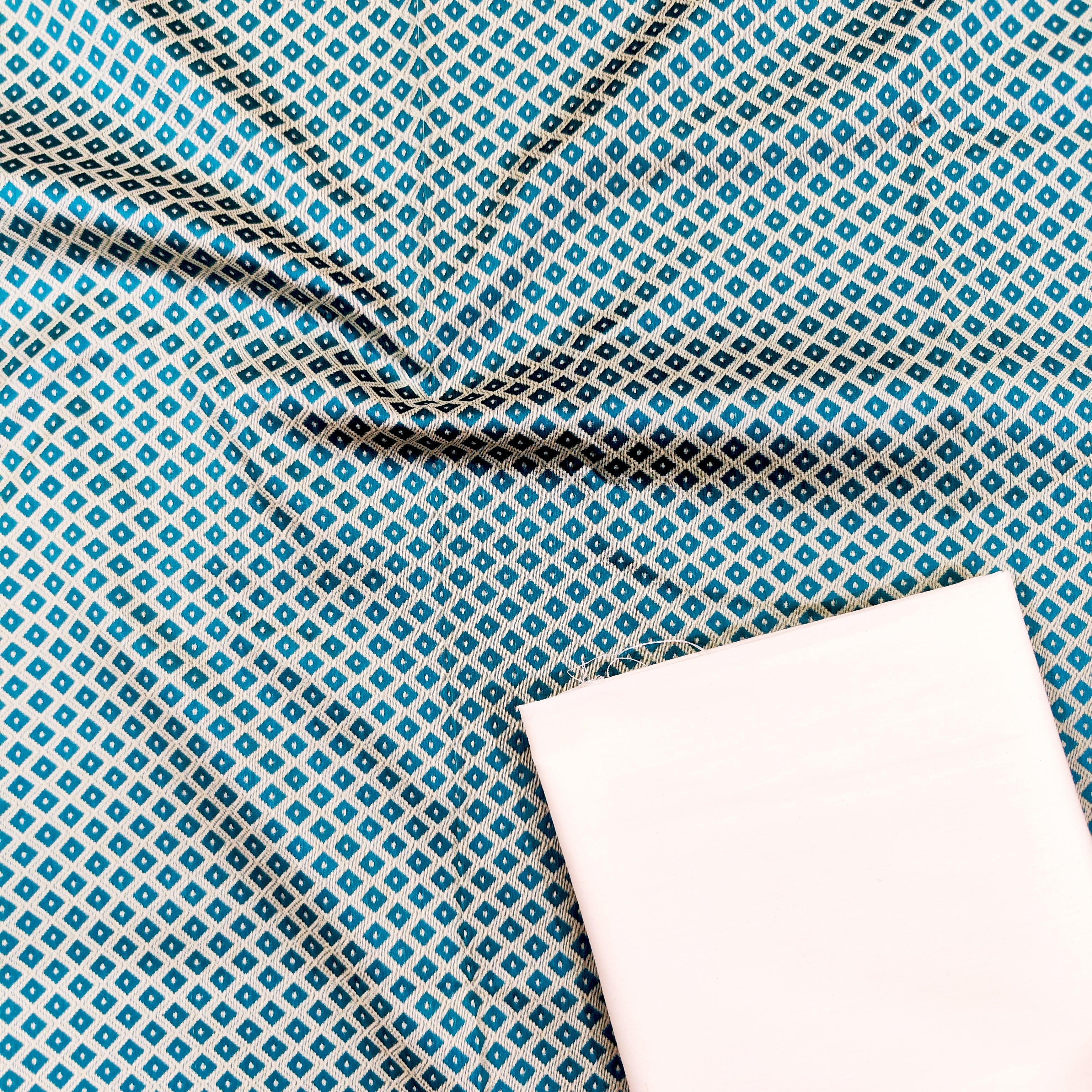 Cross Chaukdi Pattern Kurta Pajama - Mohsin Textiles