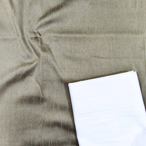 Plain Tasar Duppian Silk Kurta Pajama - Mohsin Textiles