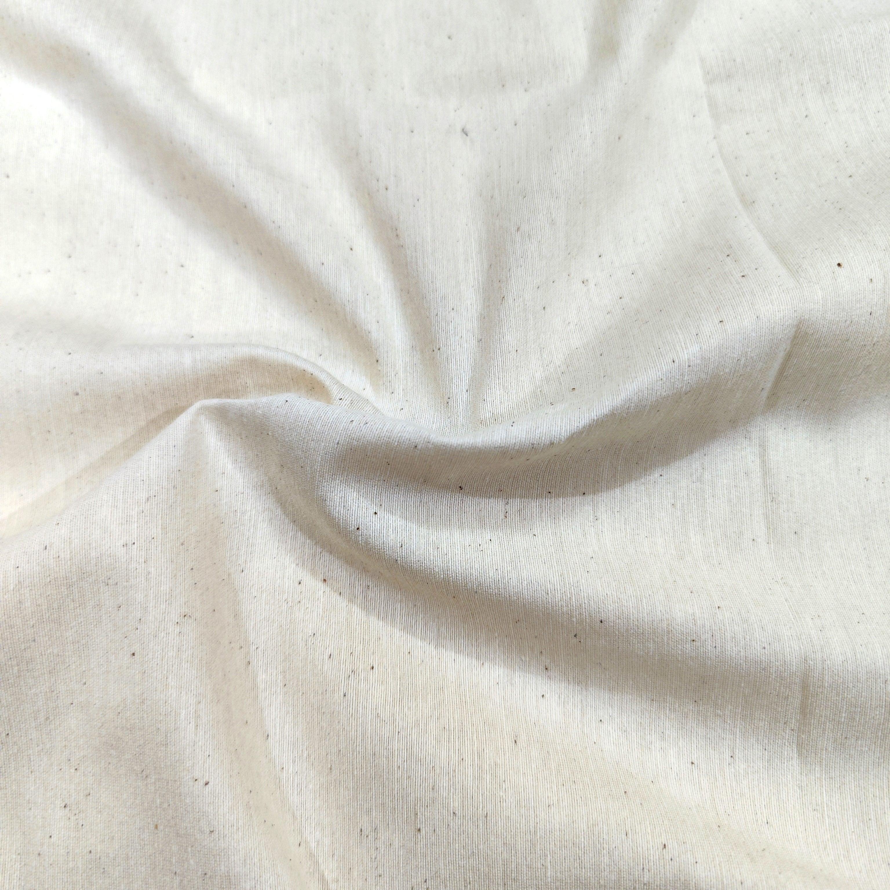 Cream n White Lilan Silk Kurta Pajama - Mohsin Textiles