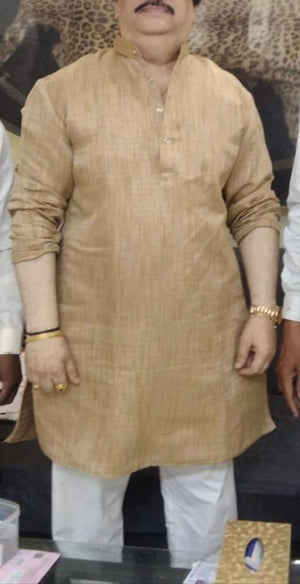 Banarasi Khadi Silk Fashionable Kurta Pajama - Mohsin Textiles